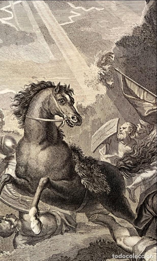 Arte: Biblia: La conversi&oacute;n de san Pablo, 1728. Pool / Houbrake - Foto 3