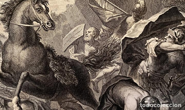 Arte: Biblia: La conversi&oacute;n de san Pablo, 1728. Pool / Houbrake - Foto 5