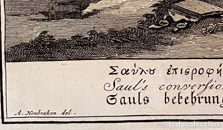 Arte: Biblia: La conversi&oacute;n de san Pablo, 1728. Pool / Houbrake - Foto 10