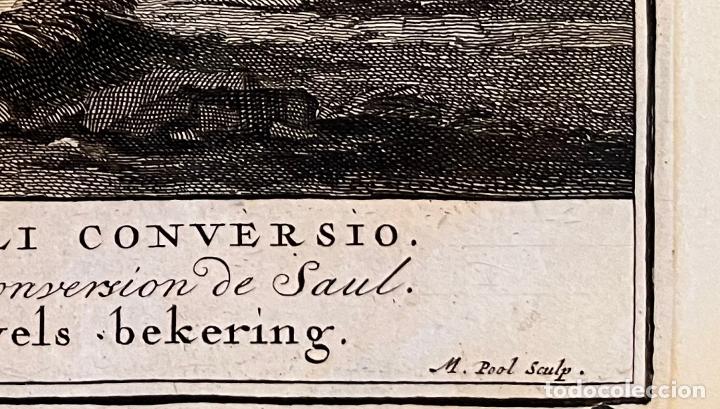 Arte: Biblia: La conversi&oacute;n de san Pablo, 1728. Pool / Houbrake - Foto 11