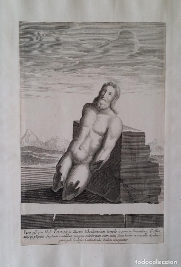 Arte: Erik Dahlberg, dios THOR, aguafuerte de 1715 - Foto 1