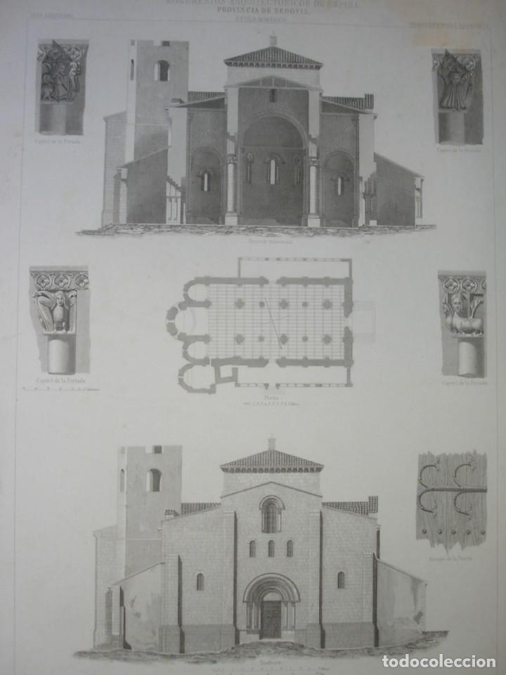 Art: Segovia Iglesia Parroquial de San Millan Segovia Grabado siglo XIX
