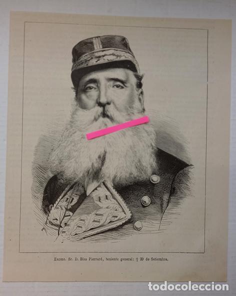 Arte: D. BLAS PIERRARD, TENIENTE GENERAL. - Foto 1