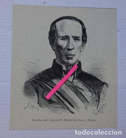 Arte: GENERAL D. MANUEL DE SORIA Y VARGAS - Foto 1