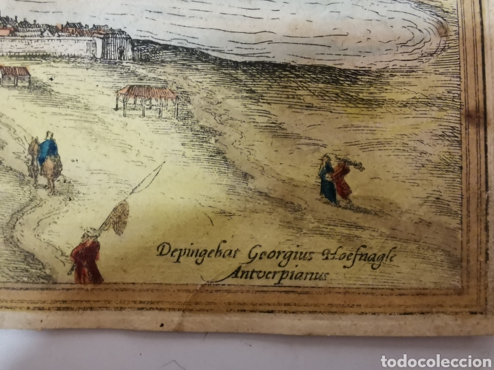 Arte: San Sebasti&aacute;n grabado de Braun & Hogenberg - Foto 3