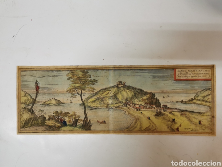 Arte: San Sebasti&aacute;n grabado de Braun & Hogenberg - Foto 2