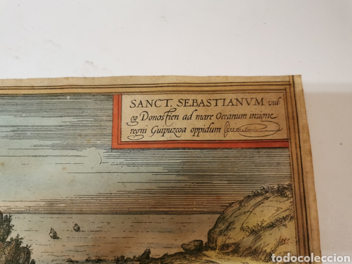 Arte: San Sebasti&aacute;n grabado de Braun & Hogenberg - Foto 4