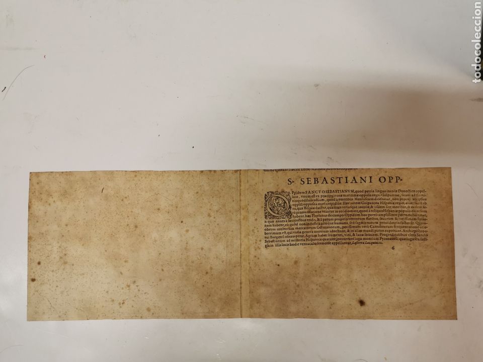 Arte: San Sebasti&aacute;n grabado de Braun & Hogenberg - Foto 5