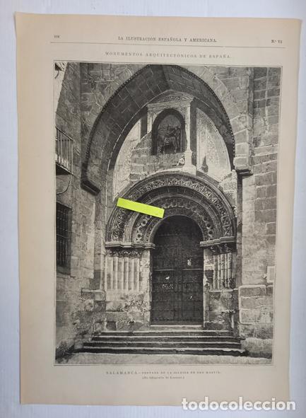 Kunst: SALAMANCA. PUERTA DE LA IGLESIA DE SAN MART&Iacute;N. (DE FOTOGRAF&Iacute;A DE LAURENT)