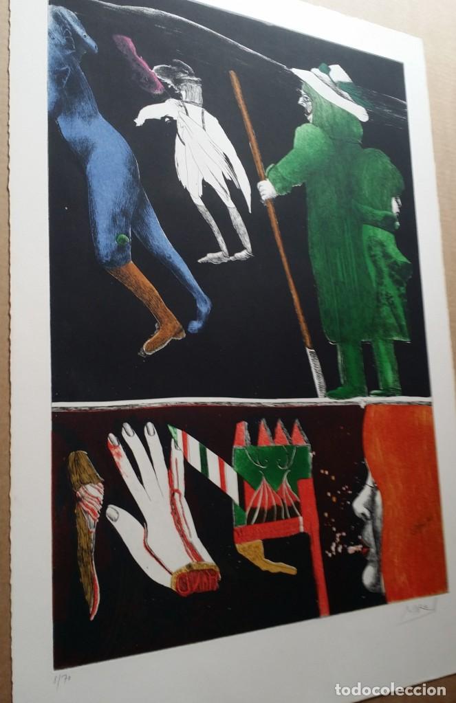 Arte: Pit Morell (1939). Aguafuerte de 1971. - Foto 8
