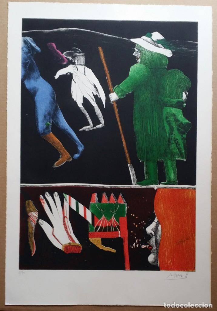 Arte: Pit Morell (1939). Aguafuerte de 1971. - Foto 2