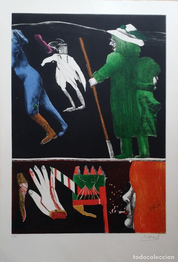 Arte: Pit Morell (1939). Aguafuerte de 1971. - Foto 1