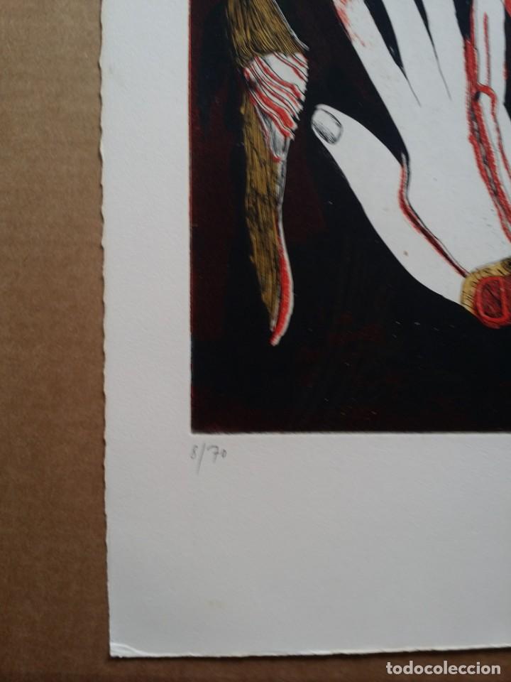 Arte: Pit Morell (1939). Aguafuerte de 1971. - Foto 4