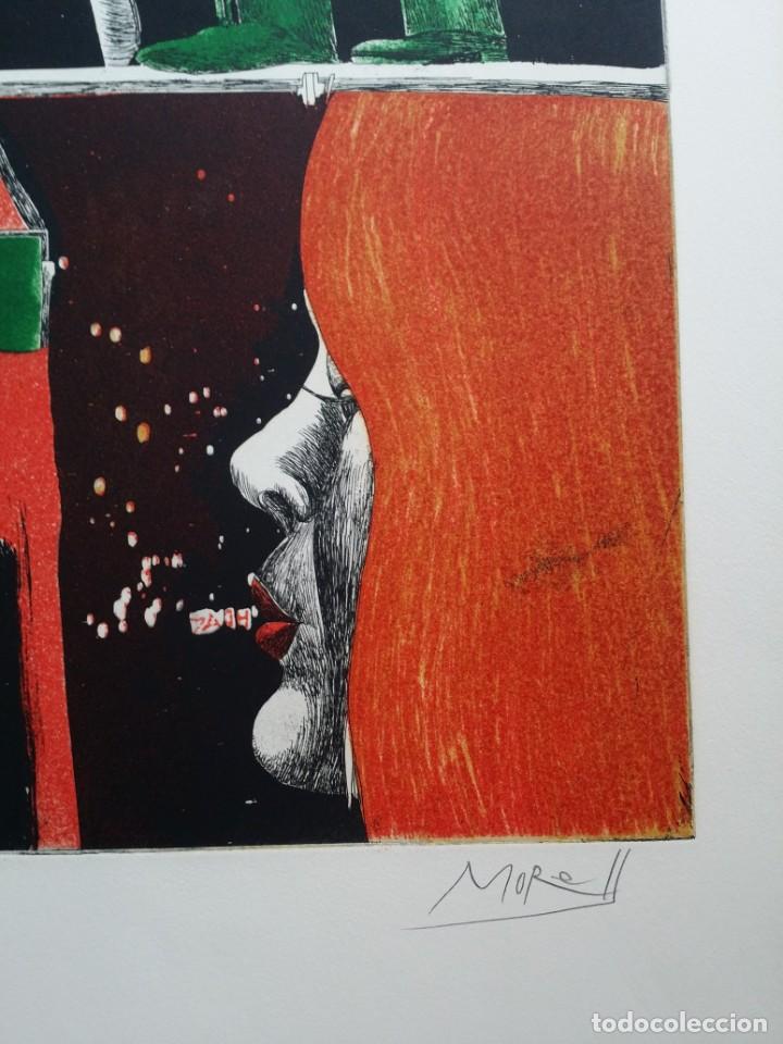Arte: Pit Morell (1939). Aguafuerte de 1971. - Foto 3