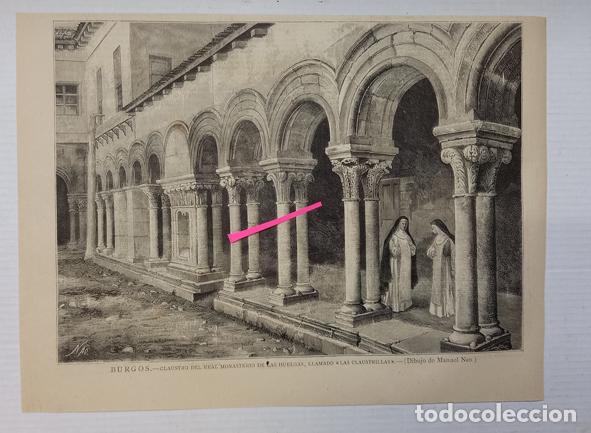 Kunst: BURGOS. CLAUSTRO DEL REAL MONASTERIO DE LAS HUELGAS, LLAMADO &rdquo;LAS CLAUSTRILLAS&rdquo;.