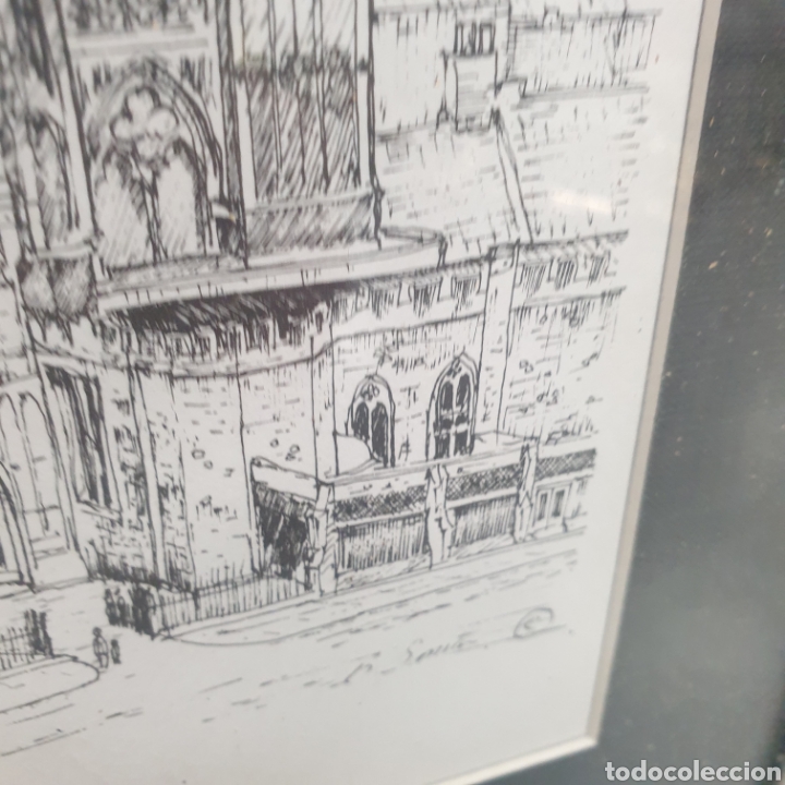 Arte: Antiguo grabado Ingles - Foto 3
