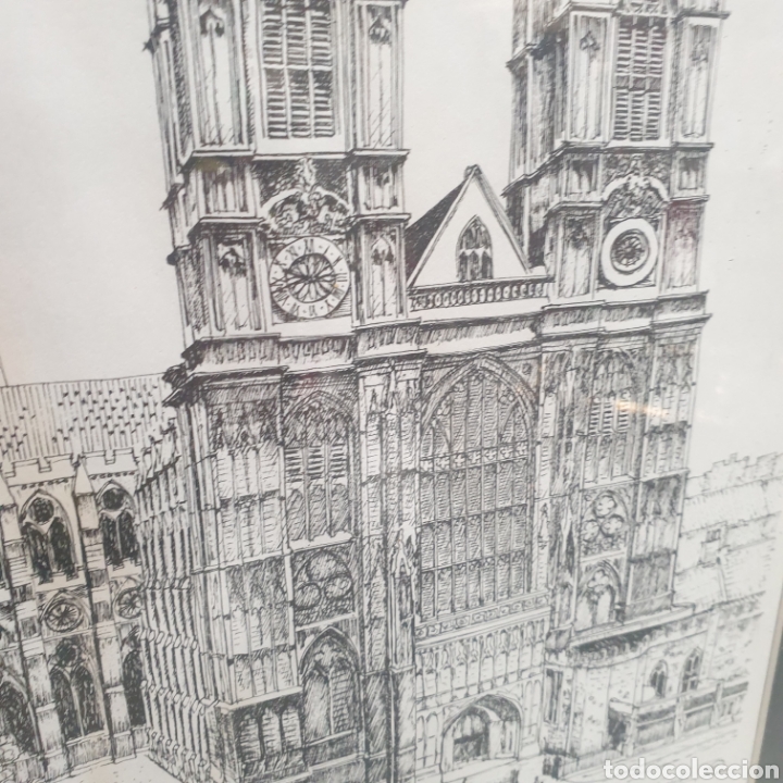 Arte: Antiguo grabado Ingles - Foto 1