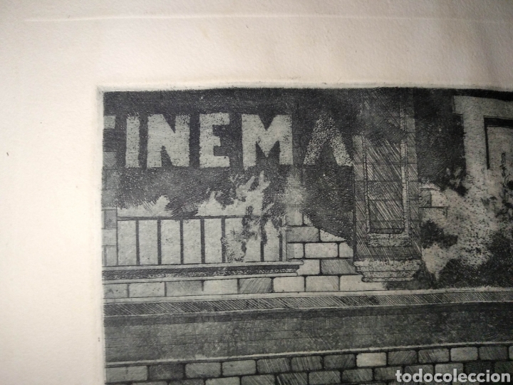 Arte: GRABADO CINEMA S&Aacute;NCHEZ BAILLO 1977 - Foto 4