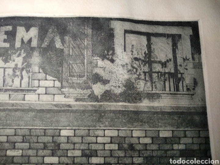 Arte: GRABADO CINEMA S&Aacute;NCHEZ BAILLO 1977 - Foto 6