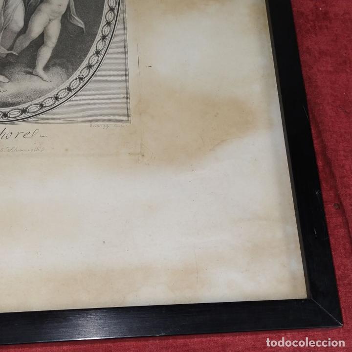 Arte: TERPSICHORE. FRANCESCO BARTOLOZZI. GRABADO. INGLATERRA. 1799. - Foto 7