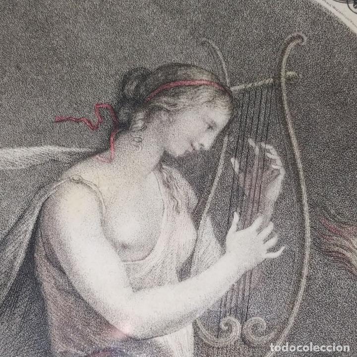 Arte: TERPSICHORE. FRANCESCO BARTOLOZZI. GRABADO. INGLATERRA. 1799. - Foto 21
