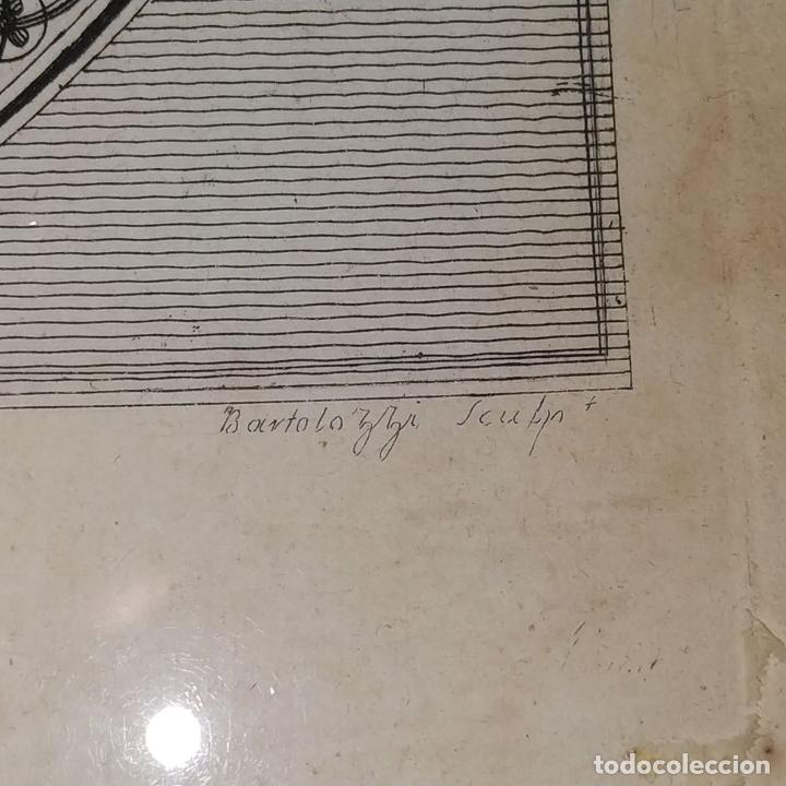 Arte: TERPSICHORE. FRANCESCO BARTOLOZZI. GRABADO. INGLATERRA. 1799. - Foto 34