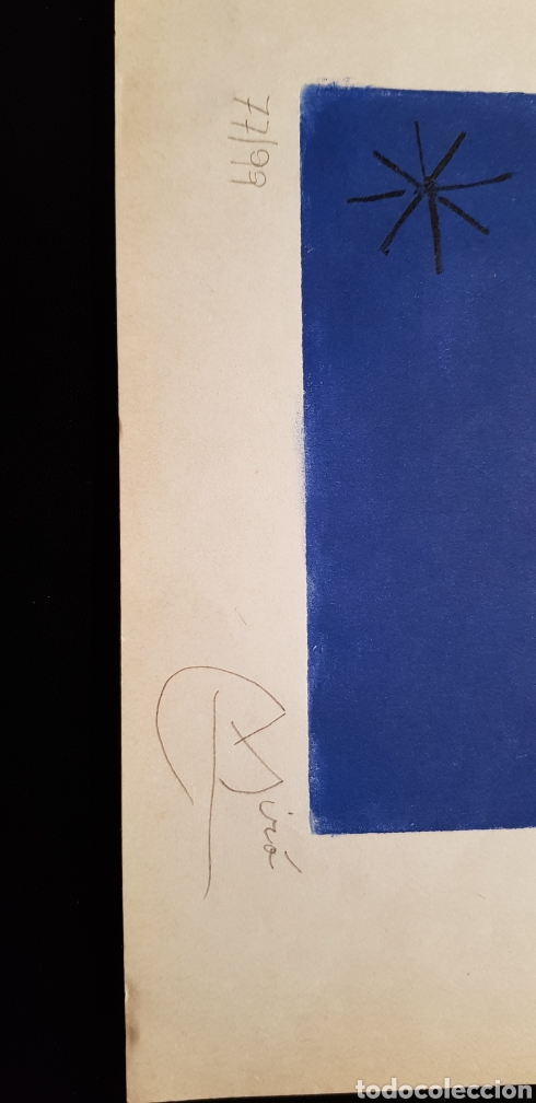Arte: Firmado y numerado MIRO. - Foto 3