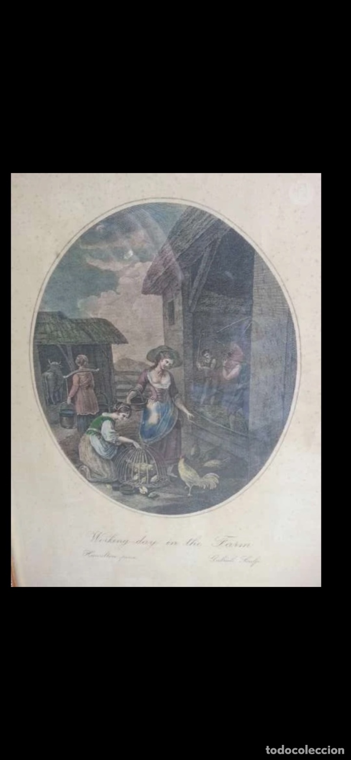 Arte: PAREJA DE GRABADOS INGLESES - Foto 7