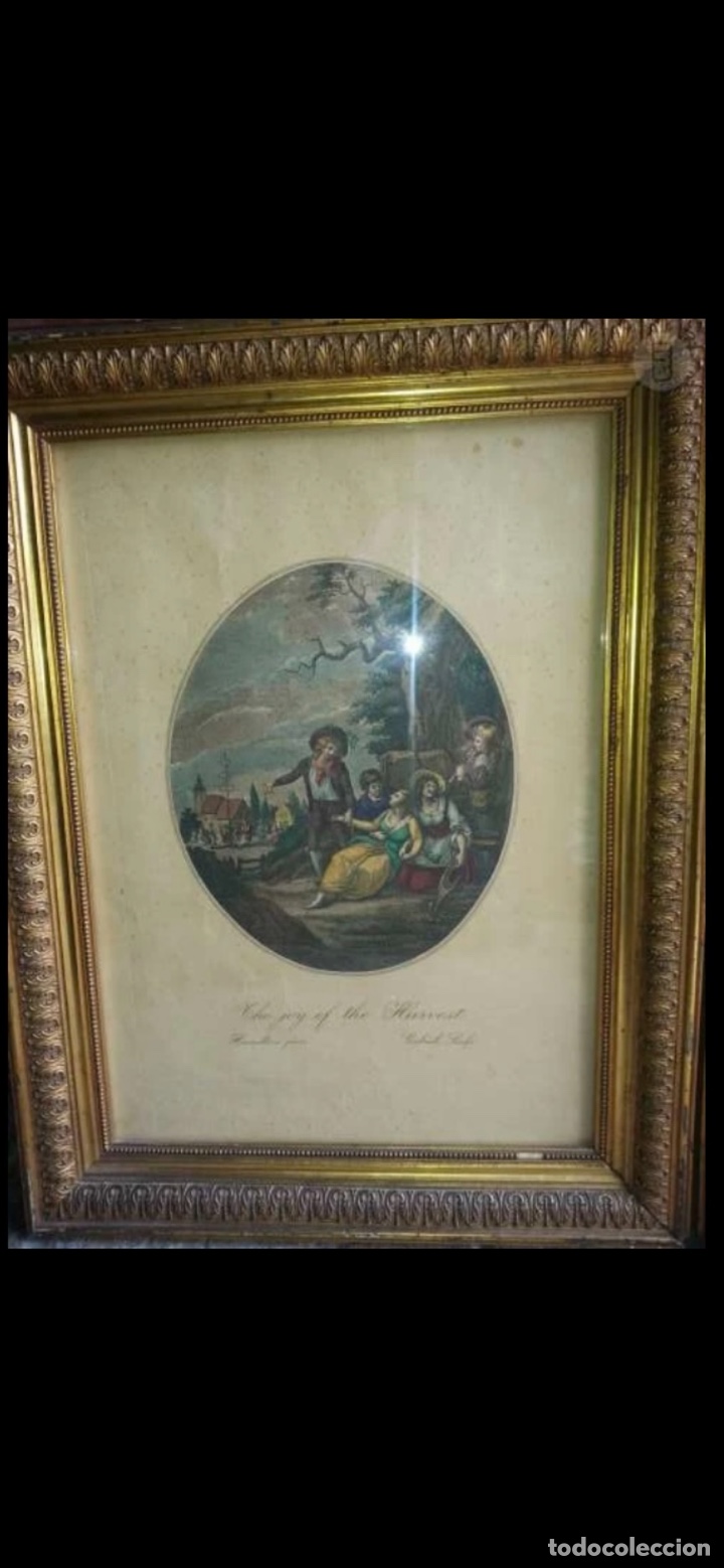 Arte: PAREJA DE GRABADOS INGLESES - Foto 8