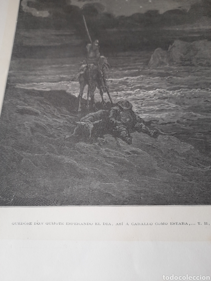 Arte: Antiguo grabado de Don Quijote, Imp, Ram&iacute;rez - Foto 5
