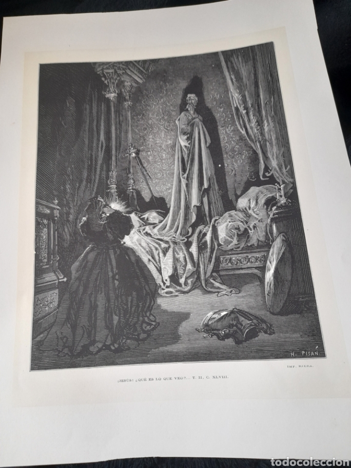 Arte: Antiguo grabado de Don Quijote - Foto 5