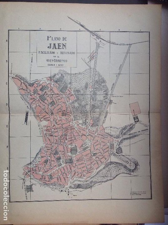 Arte: An&oacute;nimo. Plano de Ja&eacute;n. - Foto 1