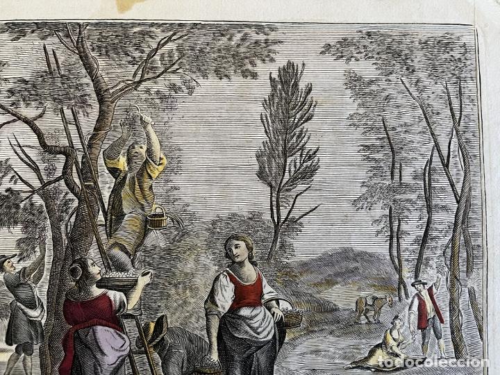 Arte: Alegor&iacute;a del mes de Setiembre, hacia 1790. An&oacute;nimo - Foto 5