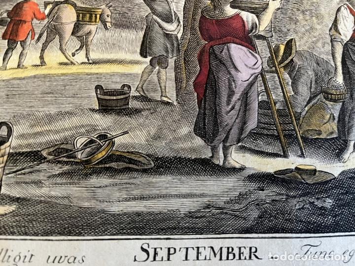 Arte: Alegor&iacute;a del mes de Setiembre, hacia 1790. An&oacute;nimo - Foto 10