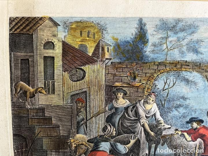 Arte: Alegor&iacute;a del mes de Abril, hacia 1790. An&oacute;nimo - Foto 5