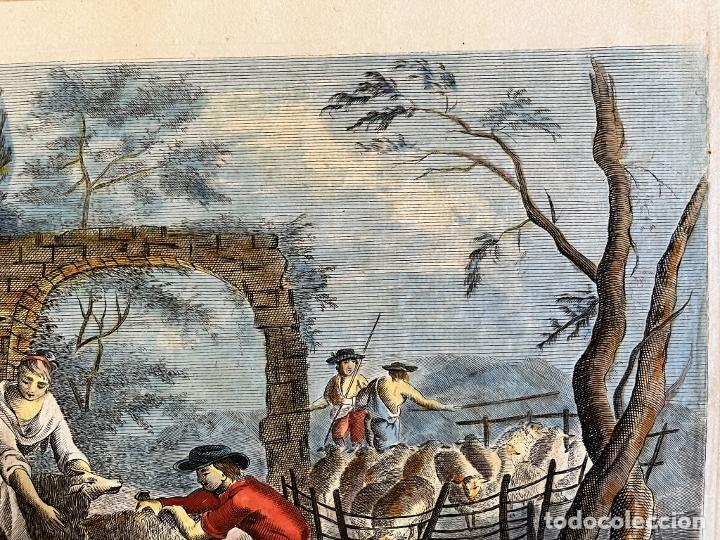 Arte: Alegor&iacute;a del mes de Abril, hacia 1790. An&oacute;nimo - Foto 6