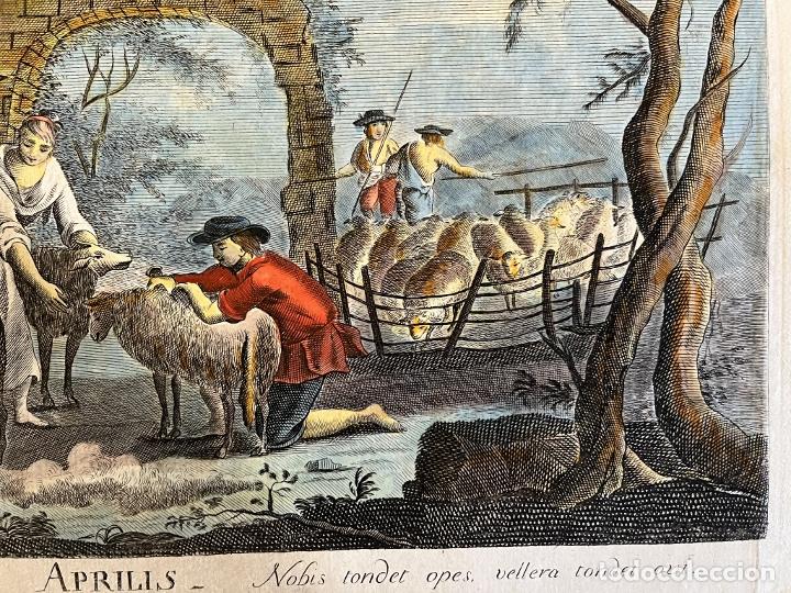 Arte: Alegor&iacute;a del mes de Abril, hacia 1790. An&oacute;nimo - Foto 7
