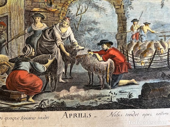 Arte: Alegor&iacute;a del mes de Abril, hacia 1790. An&oacute;nimo - Foto 8