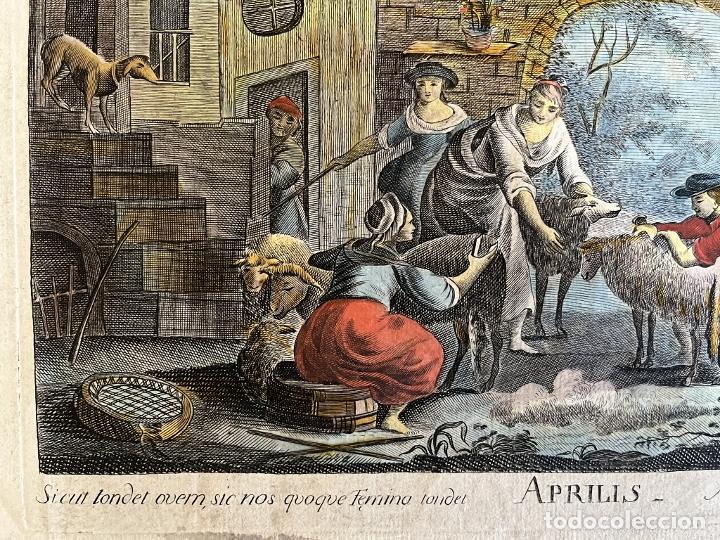 Arte: Alegor&iacute;a del mes de Abril, hacia 1790. An&oacute;nimo - Foto 9
