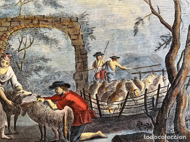 Arte: Alegor&iacute;a del mes de Abril, hacia 1790. An&oacute;nimo - Foto 11