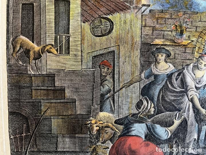 Arte: Alegor&iacute;a del mes de Abril, hacia 1790. An&oacute;nimo - Foto 12