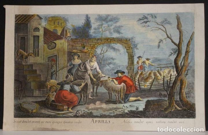 Arte: Alegor&iacute;a del mes de Abril, hacia 1790. An&oacute;nimo - Foto 15
