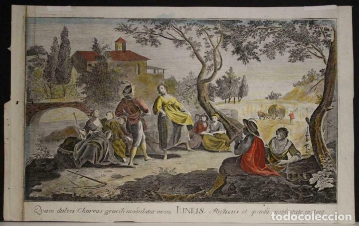 Arte: Alegor&iacute;a del mes de Junio, hacia 1790. An&oacute;nimo - Foto 2