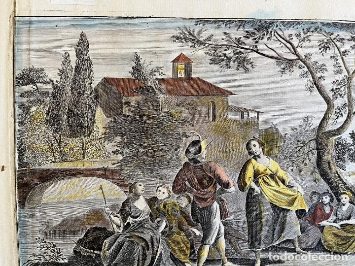 Arte: Alegor&iacute;a del mes de Junio, hacia 1790. An&oacute;nimo - Foto 6