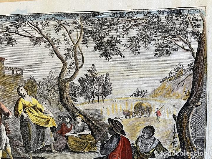 Arte: Alegor&iacute;a del mes de Junio, hacia 1790. An&oacute;nimo - Foto 7