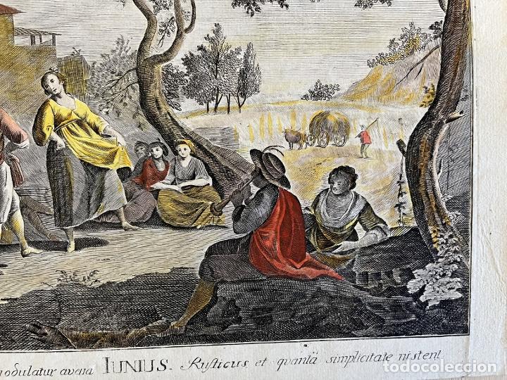 Arte: Alegor&iacute;a del mes de Junio, hacia 1790. An&oacute;nimo - Foto 8