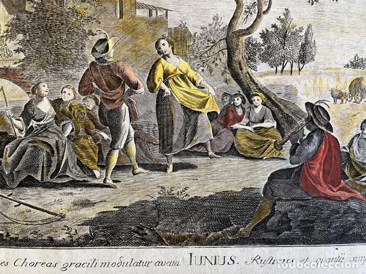 Arte: Alegor&iacute;a del mes de Junio, hacia 1790. An&oacute;nimo - Foto 9