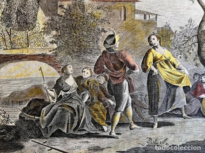 Arte: Alegor&iacute;a del mes de Junio, hacia 1790. An&oacute;nimo - Foto 11