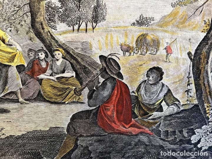 Arte: Alegor&iacute;a del mes de Junio, hacia 1790. An&oacute;nimo - Foto 12