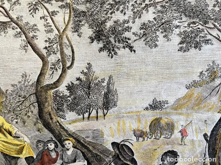 Arte: Alegor&iacute;a del mes de Junio, hacia 1790. An&oacute;nimo - Foto 13